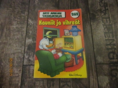 Aku Ankan taskukirja 262 - Kauniit ja vihreät (1.painos)