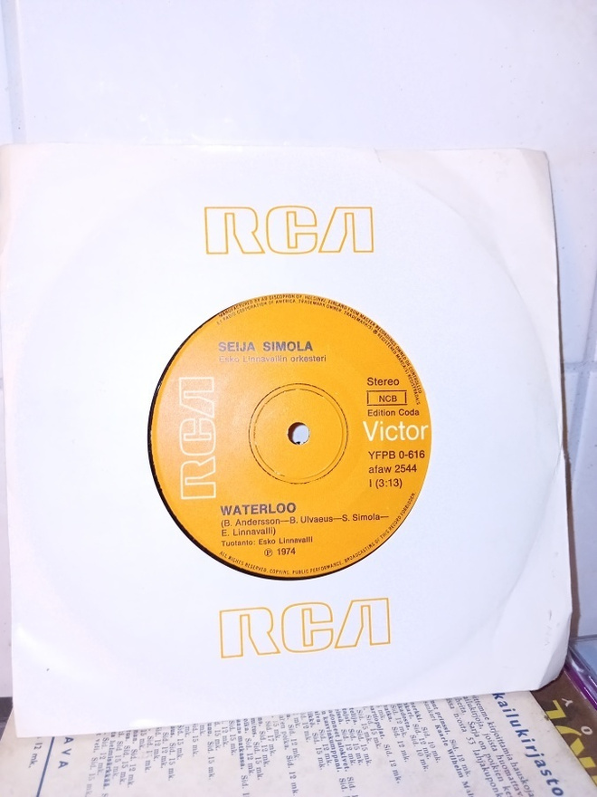 7" single Seija Simola : Waterloo (  SIS POSTIKULU )