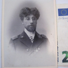 CDV Valokuva Virkamies UPEA Uniformu Venäjän Merkit 1900-l - pikkukuva 1