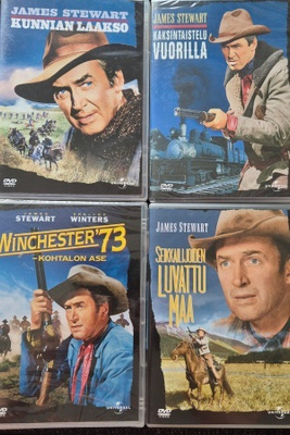 James Stewart 4 leffaa -DVD