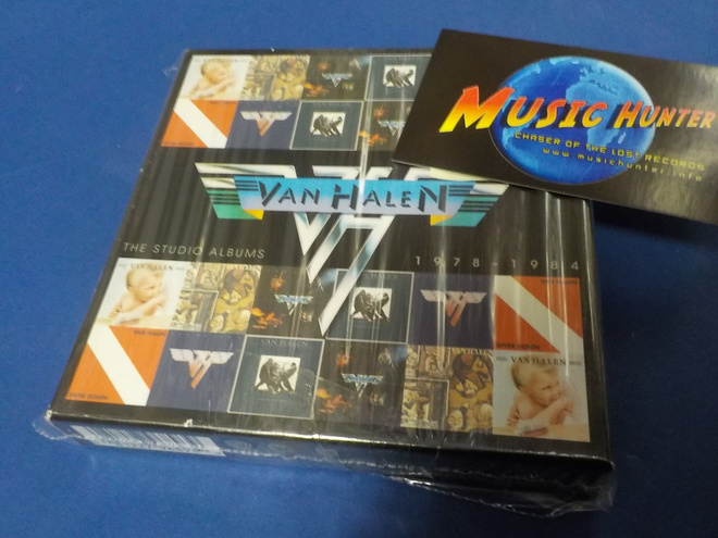 VAN HALEN - THE STUDIO ALBUMS 1978-1984 HD-CD BOKSI