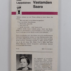 Ines Lappalainen : Vastamäen Saara - pikkukuva 2