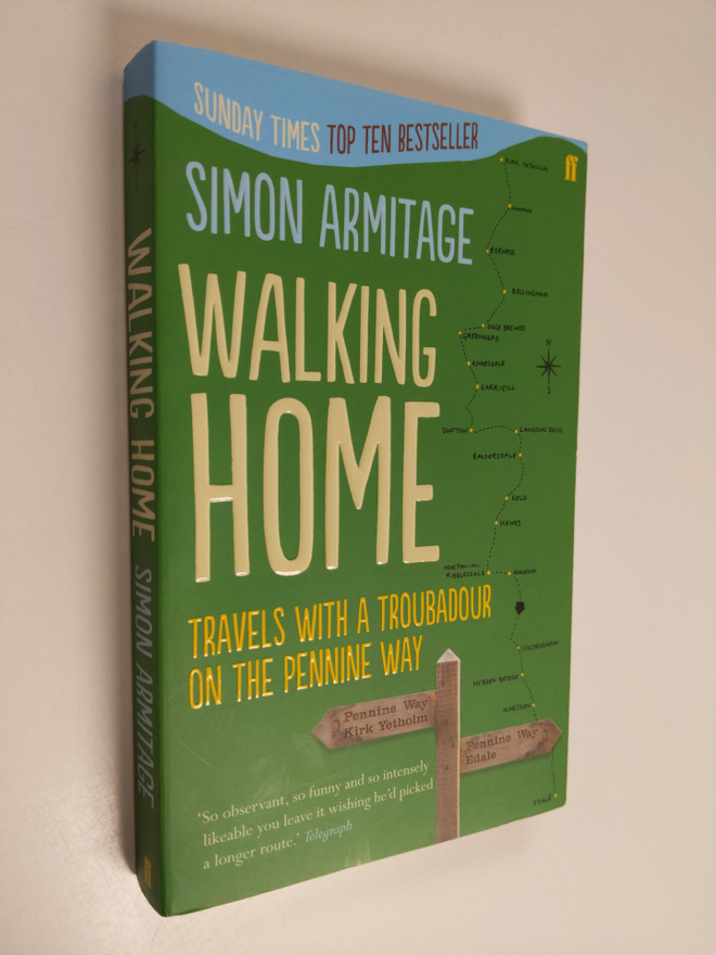 Simon Armitage : Walking home (signeerattu, tekijän omiste)
