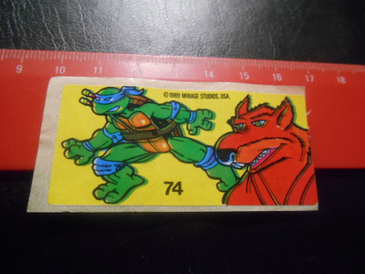 K16 Dunkin Turtles purkkatarra  # 74