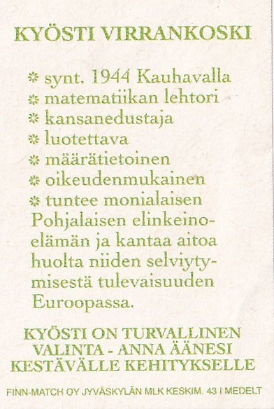 Kauhava, Kyösti Virrankoski  , 4/12