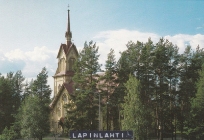 KIRKKOKORTTI - LAPINLAHDEN KIRKKO - 2