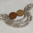 Kotimainen Hopea Figaro Chain kaulakoru 925 - pikkukuva 5