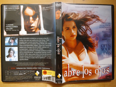 Abre los ojos - avaa silmäsi DVD