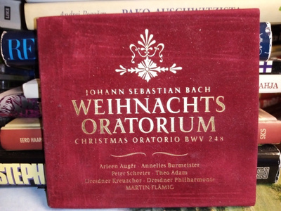 3CD BACH  :  WEINACHTS ORATORIUM (SIS POSTIKULU )