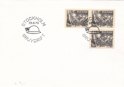 RUOTSI 1970 - Fa 708 FDC KUORI