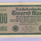 Saksa 1000 Mark Reichsbanknote v.1922 P-76 - pikkukuva 1