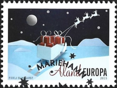Åland 2015 Joulu Europa EP leima LaPe 405