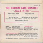 Golden Gate Quartet – Jazz Hits Ep Ranska1965 - pikkukuva 2