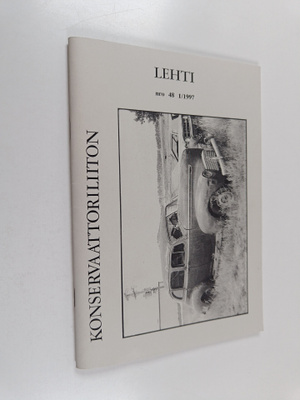 Konservaattoriliiton lehti nro 48, 1/1997