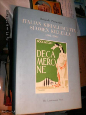 Pieraccini: Italian kirjallisuutta Suomen kielellä 1801-2000