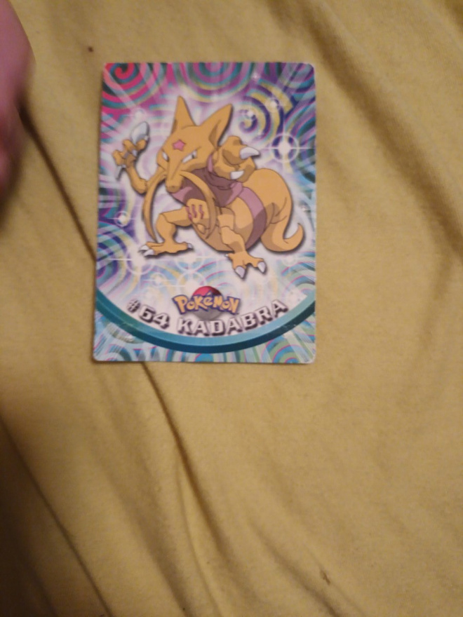 Kadabra #64 Pokemon Topps TV Animation Edition card