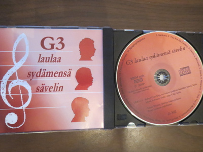 G3: G3 laulaa sydämensä sävelin CD