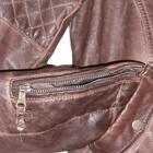 Zara Trafaluc takki XL 40 ruskeaa keinonahkaa - pikkukuva 4