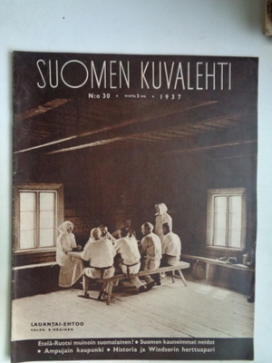 Suomen Kuvalehti Nro 30/1937 (12.11)