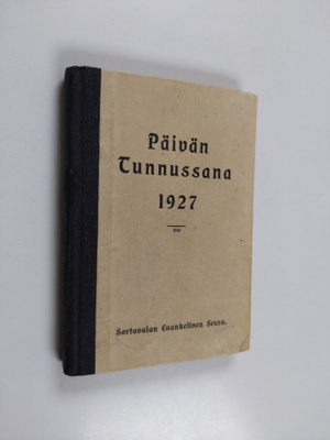 Päivän tunnussana 1927