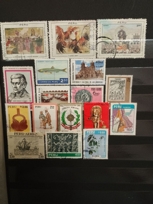 Peru postimerkit 17kpl