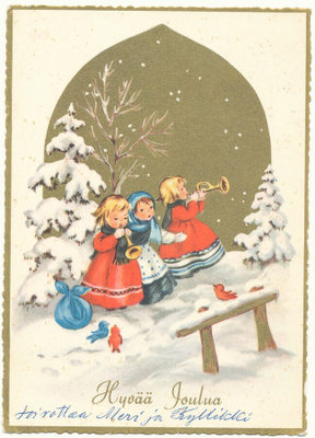 Lapset musisoivat metsässä - kulk. 1961
