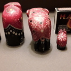 5 x KÄSINMAALATTUJA MINIATYYRI NORSUJA / ELEFANTTEJA .INTIA - pikkukuva 4