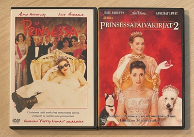 Prinsessapäiväkirjat 1&2 (2DVD) Anne Hathaway
