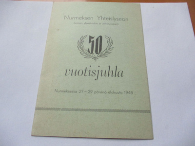 1948 Nurmes Yhteislyseo 50v