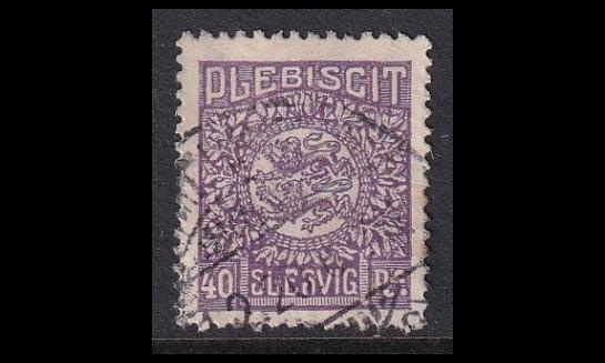 Slesvig 9 o Vaakuna 40 Pf (1920)