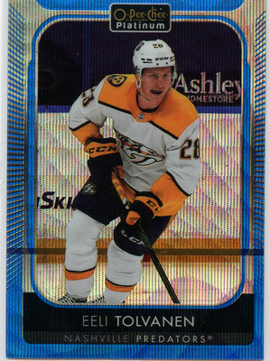 2021-22 OPC Platinum Blue Surge #150 Eeli Tolvanen