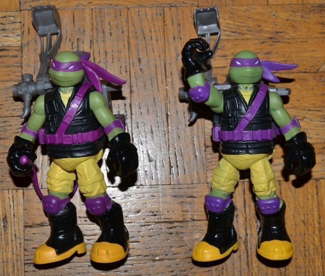 Turtles Mutagen Ooze Scoopin' Donnie -figuuri 2kpl (2012)