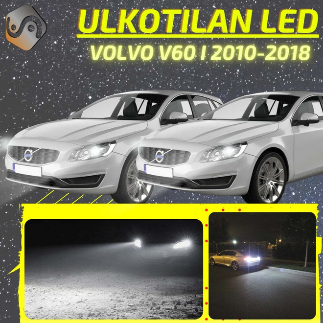 V60 I 2010-2018 Ulkoiset LED -valot