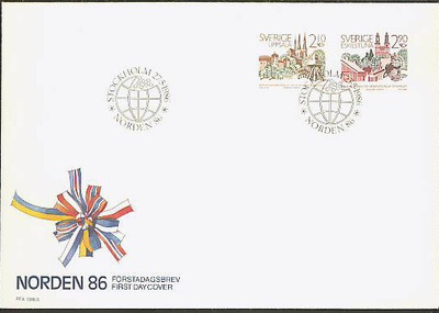 Ruotsi Mi 1395-6 FDC
