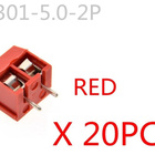 20 KPL KF301-5.0-2P Ruuvi Block Punainen - pikkukuva 2