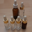 6x pipettipullo kirkas ruskea lasi alk. 10 ml - pikkukuva 1