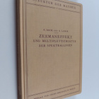 E. Back : Zeemaneffekt und Multiplettstruktur der Spektra... - pikkukuva 1