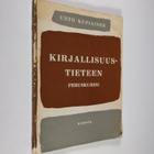 Unto Kupiainen : Kirjallisuustieteen peruskurssi - pikkukuva 1