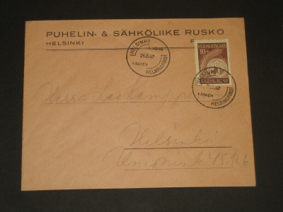FDC 1947 Säästöpankki L 8e