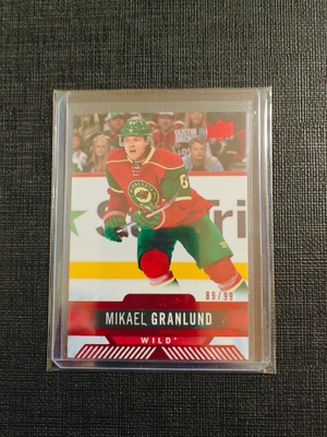 Mikael Granlund - 17-18 UD Overtime Red /99