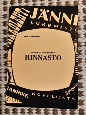 Aarnisalo Aikakausi- ja ajanvietelehtien hinnasto