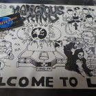 MALICIOUS GRIND - WELCOME TO HELL 1ST FRA  89 PRESS LP EX/EX - pikkukuva 1