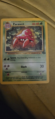 Parasect 41/64 Jungle set uncommon 1999 Wizards card