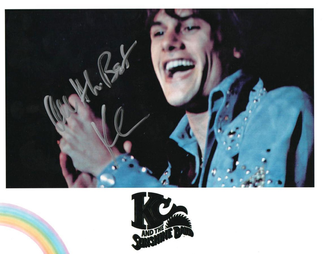 CASEY "KC" - nimikirjoitus valokuva. The Sunshine band