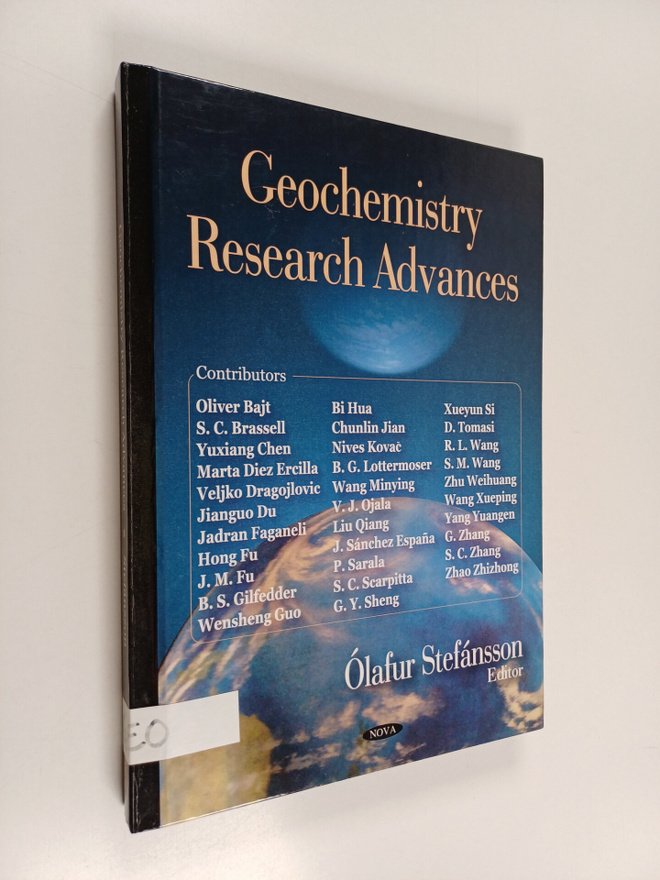 Olafur Stefansson : Geochemistry Research Advances