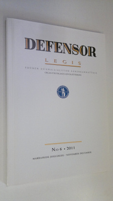 Defensor legis n:o 6/2011