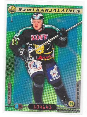 2000-01 CardSet #37 Sami Karjalainen Ilves