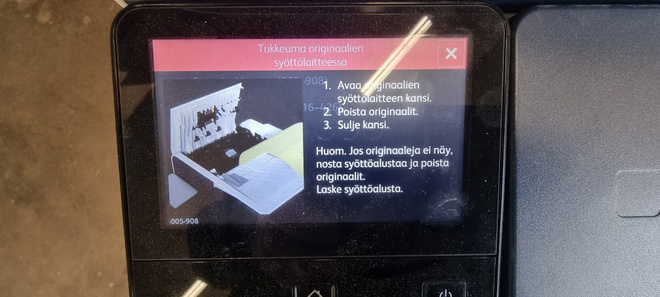 Xerox versalink C405DN monitoimitulostin varaosiksi