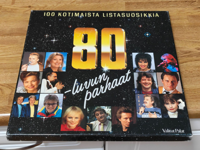 80-luvun parhaat 100 kotimaista 8LP Boxi