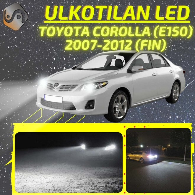 COROLLA (E150) 2007-2012 Ulkoiset LED -valot